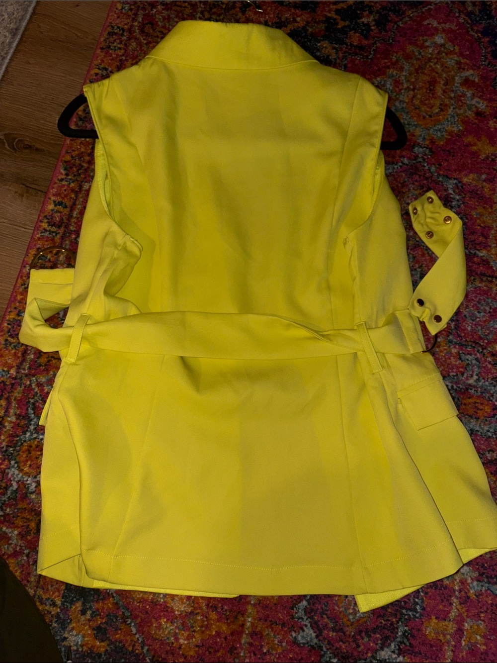 OFFERS OPEN! Milk & Honey Neon Yellow Skort with Blazer Skirt Blazer Set Yellow - Picture 6 of 7